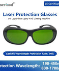 No Nonsense Laser Protective Goggles With Boss Level OD4 Shielding For Blue And IR Waves Built Tough Lab Eyewear in green lenses.