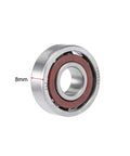 Rock Solid Chromium Steel 7000AC Angular Contact Ball Bearings 10x26x8mm single row with 8mm width for motors and machinery.
