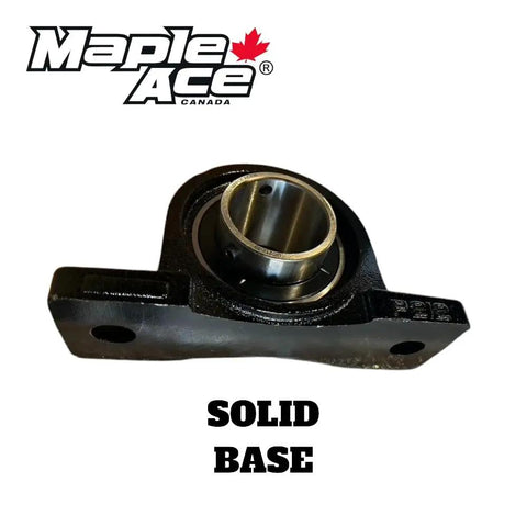 Pillow Block Bearing Set Compatible With Grasshopper Lawn Equipment Replacement For 122043 122044, solid base view
