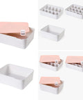 Sweet Hot Pink PP Underwear Storage Bin With Write On Lid fits in closets, drawers, and underbed spaces for organizing.