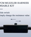 VCM Muzzler Harness Disable Kit for 3.5L V6 Engine with slide switch to adjust resistance value.
