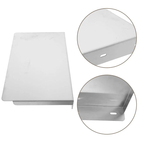 Pro Grade Badass Stainless Steel EV Charger Rain Guard Weatherproof Wall Housing durable stainless steel rain hood side view.