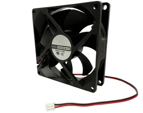 Top Notch 90Mm DC Cooling Fan For Wine Fridges And Backup Coolers Rock Solid 12 Volt 0 16 Amp Two Wire Axial Airflow Replacement Unit close-up view