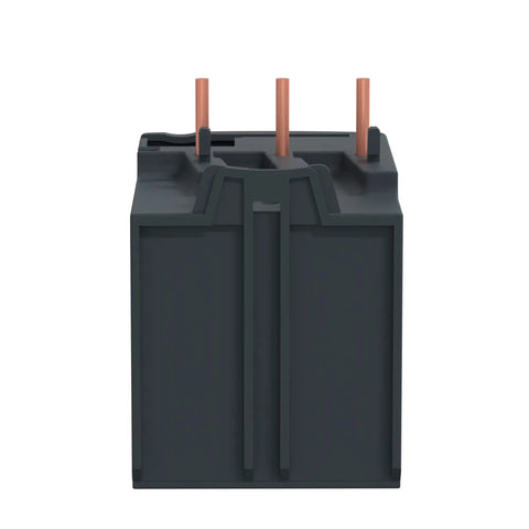 Front view of TeSys D Class 10 Overload Relay For IEC Contactor, Bi Metallic Thermal Sensor, showing screw clamp terminals.