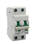Slick Solar Dc Circuit Breakers 50 Pack 40 Amp 800 Volt Miniature Switches with two green toggle switches visible