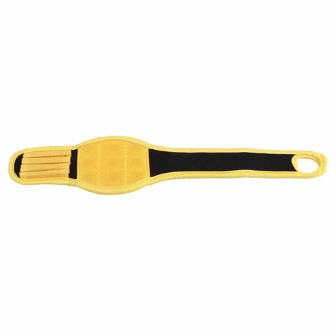 Adjustable Magnetic Wristband For Screws And Small Metal Parts, Durable Nylon Strap Built For DIY Pros, Home Renovation, Woodworking And Crafts, Keeps Fasteners Handy And Within Reach On The Job yellow adjustable wristband