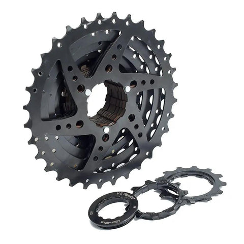 9 Speed Bike Cassette 11-25T 11-32T 11-36T 11-40T For Mountain And Road Bikes With Beefy High Strength Steel Nickel Plating