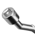 Detailed view of Heavy Duty 1/2 Inch Drive Molybdenum Steel Socket Wrench built for rough shop grinds and mechanic fixes.