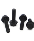Heavy Duty Hex Flange Bolt Screws, Ironclad Grade 10.9 Fasteners With No Drama Installation, hardware kit bolts in black finish.