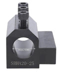 Inner Diameter CNC Lathe Tool Holder For Straight Shank Tools, SBHA20 25, Rock Solid Stability Boring Tool Sleeve, Front View
