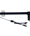 Kaidi KDPT007 Linear Actuator Motor For Power Recliner Lift Chair with 2 Pin Flat Round Male Connection and black housing.
