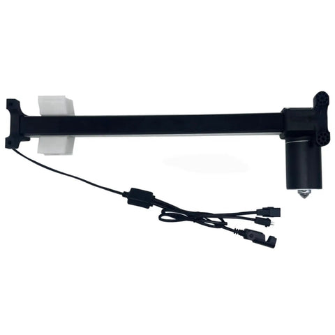 Kaidi KDPT007 Linear Actuator Motor For Power Recliner Lift Chair with 2 Pin Flat Round Male Connection and black housing.