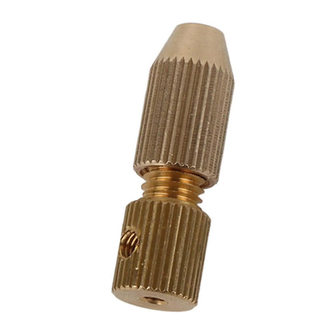 Brass Pro Grade CNC Engraving Collet For 0.2mm To 0.7mm Bits, 25mm Length 8mm Diameter, High Speed Machining Chuck For CNC Lathe And Milling, Precise Bit Holding And Easy Drill Bit Securing.
