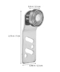 Heavy Duty Stainless Steel Sliding Door Pulleys 4 Pack With Slick Bearing Wheels detailed view of steel pulley with 23mm axle