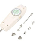 Handheld 500N Analog Dynamometer Force Tester For Electronics Hardware And Auto Parts A Go To Push Pull Meter With Easy Grip Operation And Mounting Options, analog dial with attachments