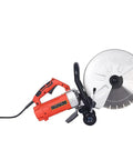 Beast Mode 3000W Electric Concrete Saw With 14 Inch Blade For Wet Cutting Granite Brick Porcelain Masonry Includes Water Line Setup
