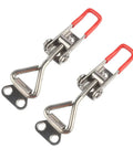 Two Piece Toggle Latch Clamp 4001 Adjustable 304 Stainless Steel Quick Release Hasp Latch For Woodworking Jigs Cabinets Cases Trunk Doors