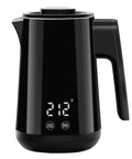 850Ml Small Electric Kettle With Temperature Control Your Quick Heat Buddy 800W Fast Boil Double Wall 304 Stainless Steel Five Temperature Presets Auto Shut Off Safe For Tea And Coffee Compact Kitchen Office Dorm Black