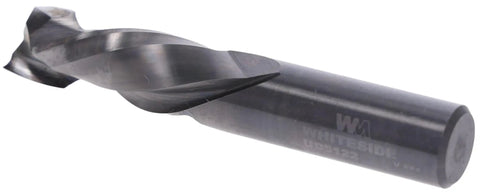 Two Plus Two Compression Spiral Up And Down Router Bit For Plunge Cutting, One Half Inch Cutting Diameter, Solid Carbide Close View