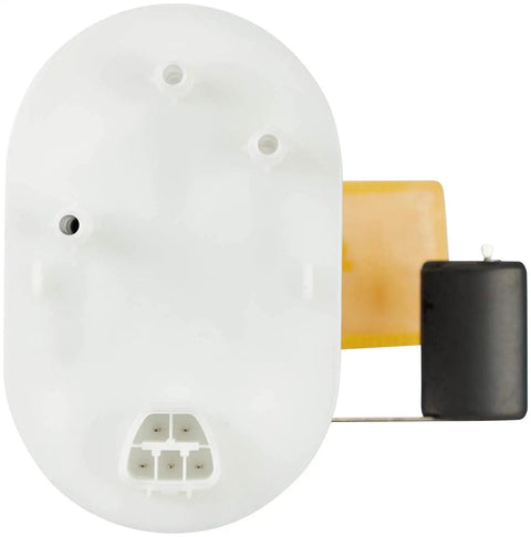 Heavy Duty Electric Fuel Pump For Hyundai Santa Fe showing top view with connection ports and filter compartment.