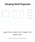 Dimensions of Vertical Hanging Closet Shelf Organizer Multi Tier Open Compartments Hella Efficient Linen Sock Towel Storage No Drilling Needed Super Easy Access To Maximize Closet Height