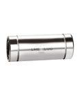 Hella Smooth Linear Ball Bearing Bushings For CNC And 3D Printer Setup Toughened Steel Slider Rails shown from an angled view.