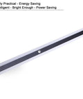 JGSYD Smart Sensor Control Wall Light with Motion Sensor Led Wall Lamp Acrylic Wall Mounted Long Strip Wall Sconce Minimalist Soft Light for Courtyard Hallway,White Light-100Cm, sleek design with motion sensor.