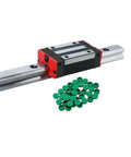 High Precision Linear Guide Rail Kit For CNC Router Z Axis 450mm HGR20 With HGH20CA Bearing Blocks Easy Install Low Friction Smooth Motion rail and blocks