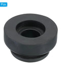Heavy Duty Black Rubber Mounting Feet Four Pack Anti Vibration Shock Absorber Pads for Refrigeration Compressor Ac Unit and Electric Motor