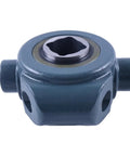 Top Shelf Beefed Up 1-1/4 Inch Square Disc Harrow Trunnion Bearing, cast iron housing, hex opening for John Deere AWR, BFT, BW, BWA.