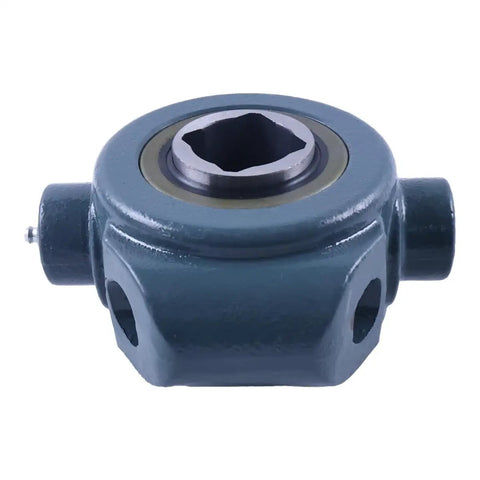 Top Shelf Beefed Up 1-1/4 Inch Square Disc Harrow Trunnion Bearing, cast iron housing, hex opening for John Deere AWR, BFT, BW, BWA.