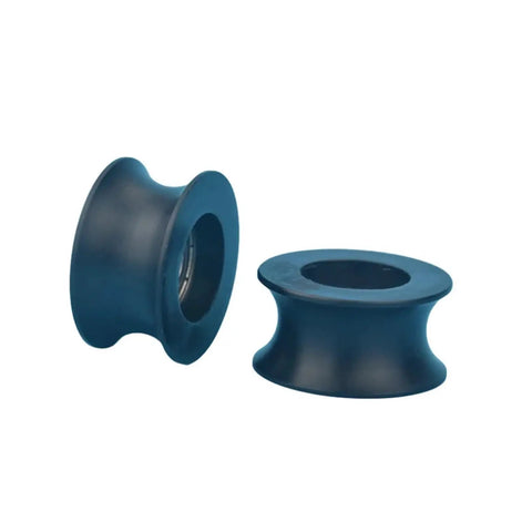 100 Piece Set U Groove Plastic Coated Bearings 5X26X13MM Roller Wheel Track Guides nylon pulleys for smooth motion on tracks.