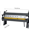 Heavy Duty 24 Inch Box and Pan Metal Brake for Sheet Metal Bending, 0 to 135 Degrees, Desktop Hand Brake with 20 Gauge Capacity shown