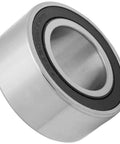 Top Shelf Double Row Angular Contact Ball Bearing 30mm X 55mm X 23mm With Double Rubber Seals, side view showcasing compact design.