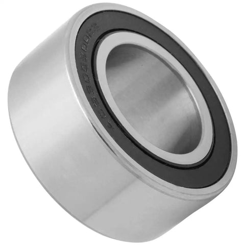 Top Shelf Double Row Angular Contact Ball Bearing 30mm X 55mm X 23mm With Double Rubber Seals, side view showcasing compact design.