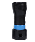 Bewinner 7 Pcs Vacuum Hose Expansion Adapters Quick Connectors for Workshop dust collection, black and blue ABS plastic design.