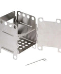 Stainless steel Portable Charcoal Grill With Nonstick Surface, Foldable Outdoor BBQ For Camping And Picnics, easy assembly