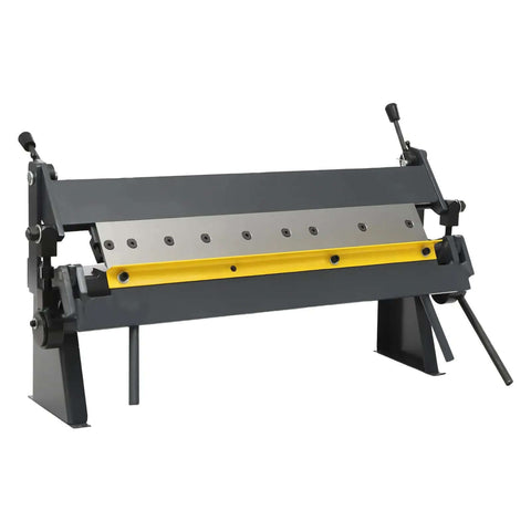 24 Inch Pan And Box Brake For Sheet Metal Heavy Duty Benchtop Bending Brake Precision Hand Brake For Mild Steel Up To 20 Gauge Bends
