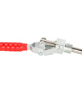 Push Pull Toggle Clamp With Iron And Plastic Build, Heavy Duty 136 Kg Holding Force, Arrow Storage Case, Workholding Tool For Testing Jigs, Welding, Crosscut Sled Setup, Equipment Installation, And Home Decor Projects, red handle