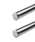 Pro Grade 6mm x 300mm Chrome Plated Linear Motion Shaft Rods, 2 Pcs, Smooth Guide Rail for 3D Printer CNC DIY Projects, Case Hardened, Chrome Finish