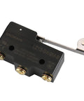 Z-15GW2S-B Micro Switch With Long Hinge Roller Lever Momentary Limit Switch for Industrial Use, showing side angle
