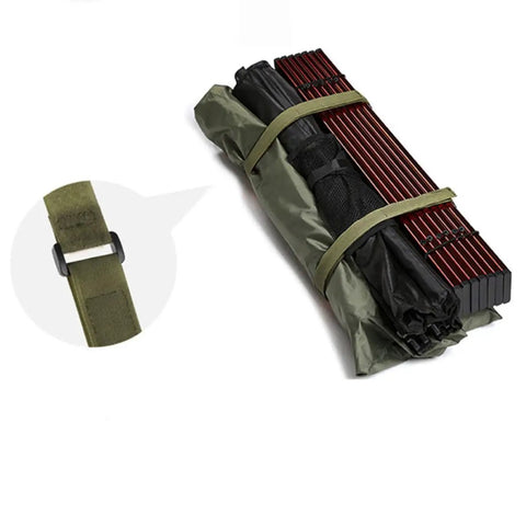 Heavy Duty Polyester Luggage Straps Four Pack For Camping And Travel securing bundled gear for outdoor trips and travel.