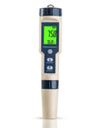 Slick Digital 5 In 1 Pool Water Tester Drops Crisp Ph Salt Tds Ec And Temp Readings In Seconds, portable handheld design