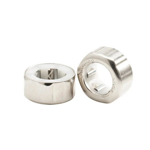 Five Piece One Way Clutch Needle Roller Bearing Set 10X16X8 Mm compact design with smooth outer surface for heavy-duty use.