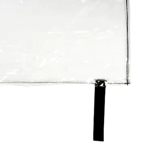 EV Charger Rainproof Cover Clear PVC Protection Housing waterproof shield with adhesive straps for 60x25cm control boxes.