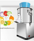 Beast Workhorse Wet Grinding Machine For Corn And Vegetables with stainless steel frame, featuring fruit slices display.