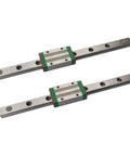Premium Miniature Linear Guide Rail Kit includes two 150mm MGN12 sliding tracks and H carriage blocks for CNC projects.