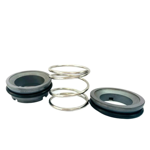 Straight Up Silicon Carbide Mechanical Seal With Heavy Duty Spring For Food Milk Water Sanitary Pumps, showing ceramic and steel parts.