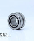 Top Shelf High Speed Needle Roller Bearing NA4826 130X165X35MM with solid collar for industrial machines.