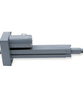 Rock Solid Heavy Workhorse Linear Actuator 12V DC 250 Lb Thrust 12 Inch Stroke Double Clevis Aluminum Housing, side view.